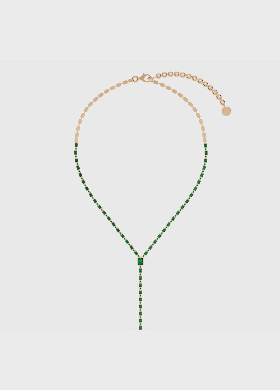 Emerald Drop Necklace