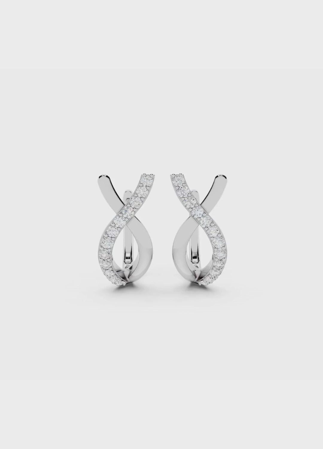 Twist Diamond Earrings
