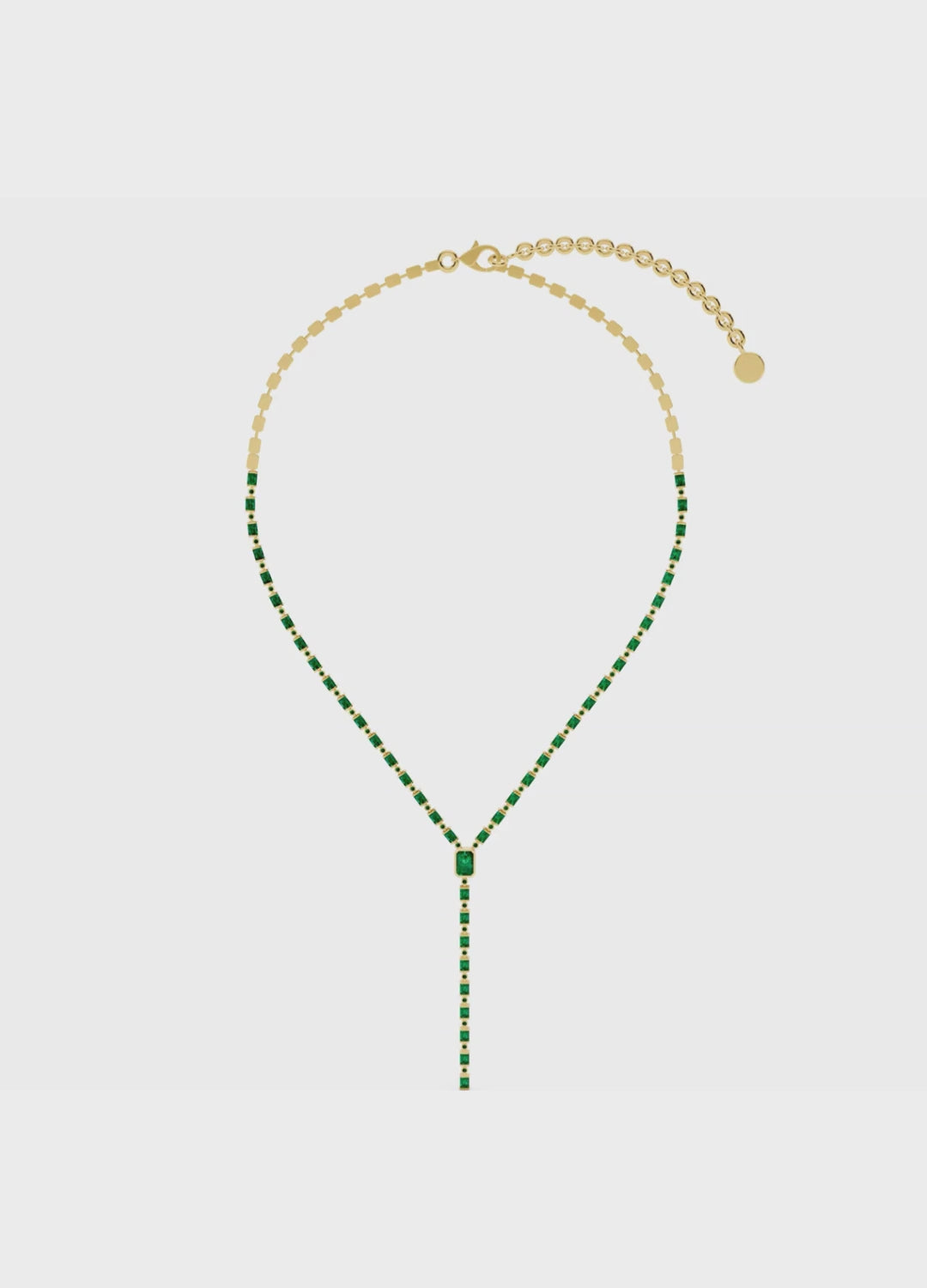 Emerald Drop Necklace