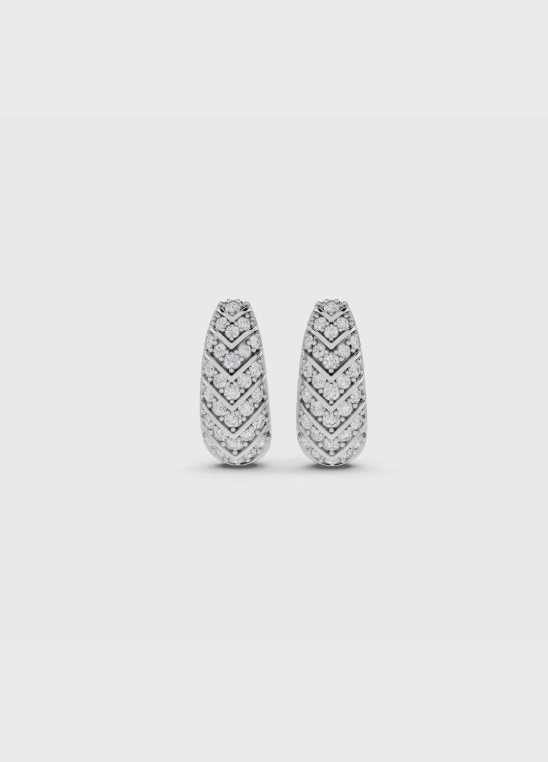 Chevron Diamond Earrings