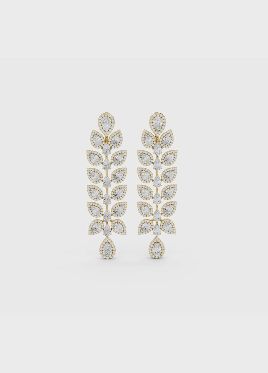 Marquise Diamond Cascade Earrings