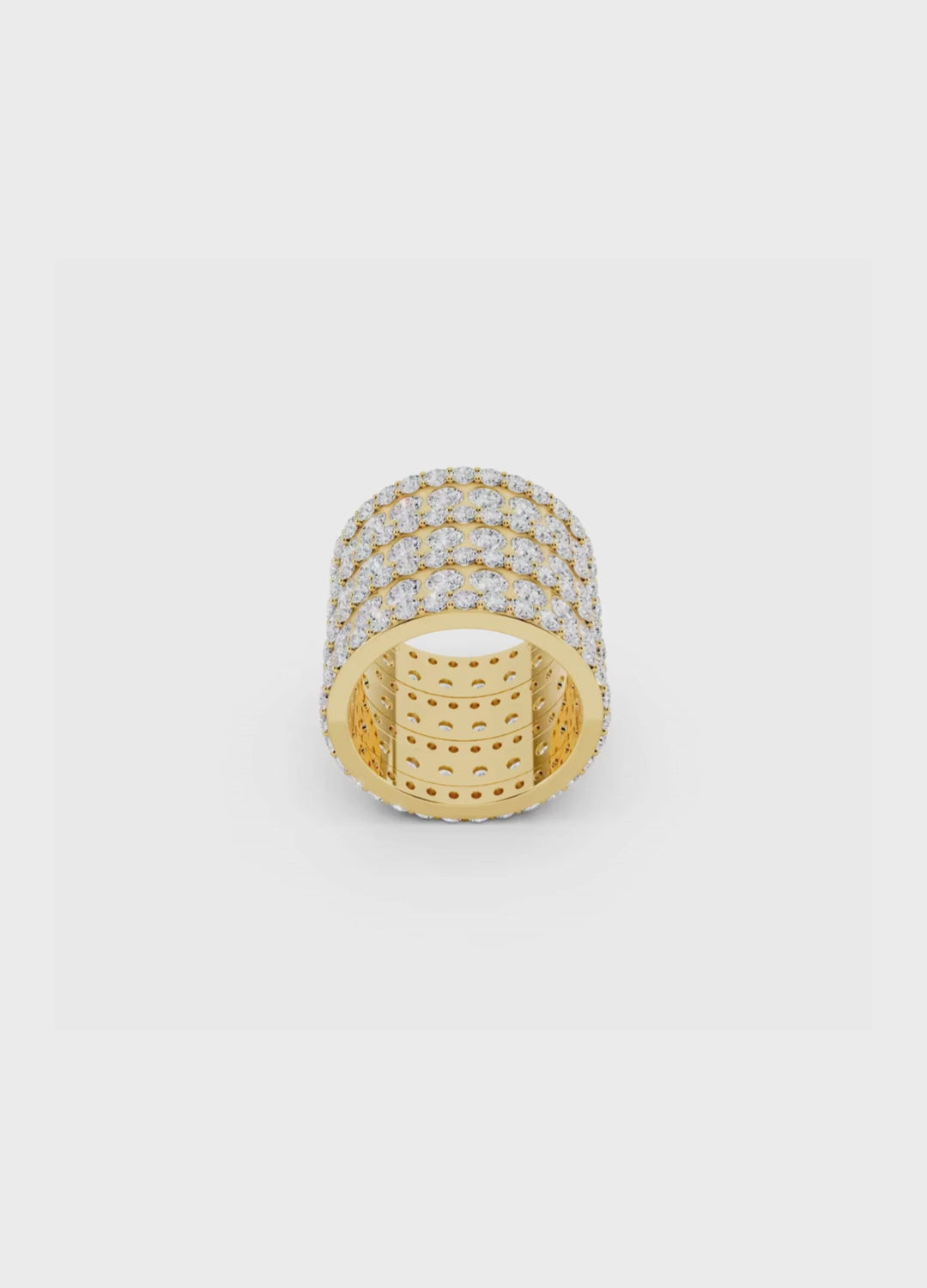 Seven Row Diamond Band
