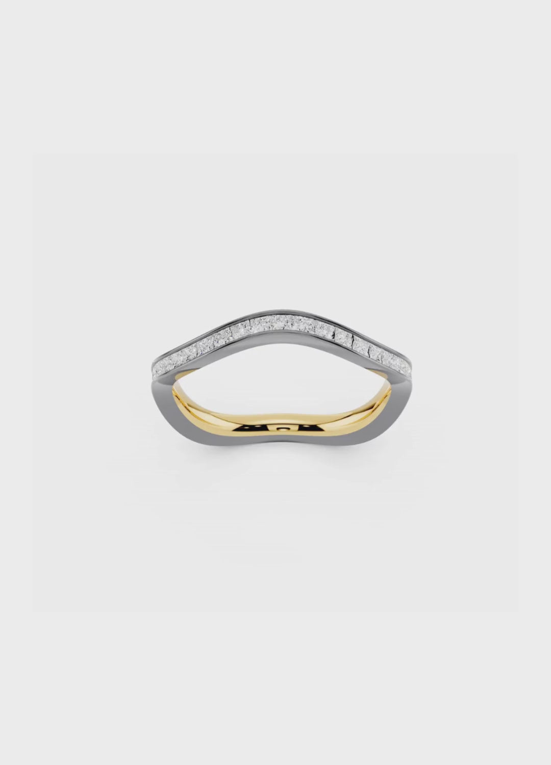 Georgian Spaghetti Hoop Diamond Band