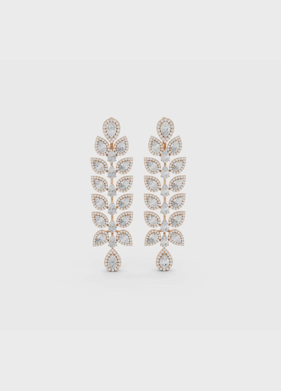 Marquise Diamond Cascade Earrings