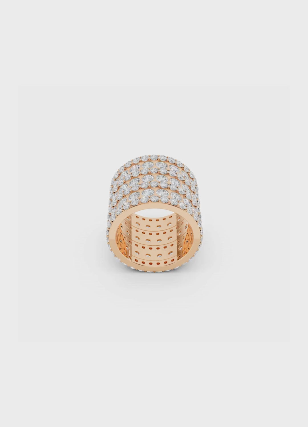 Seven Row Diamond Band